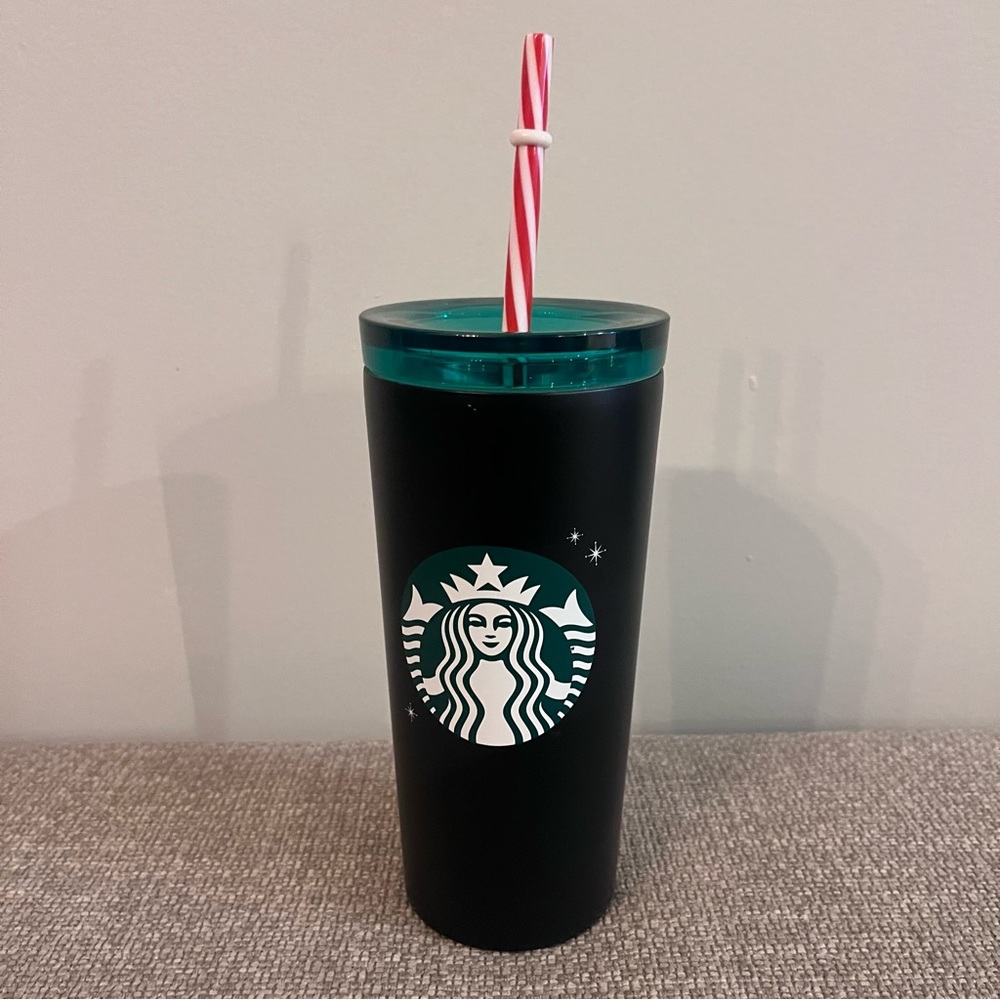 Starbucks Korea 2018 Value Holiday Black Stainless Steel Cold Cup 355ml